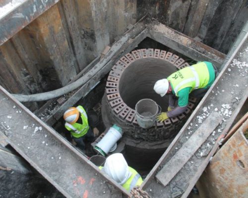 manhole install